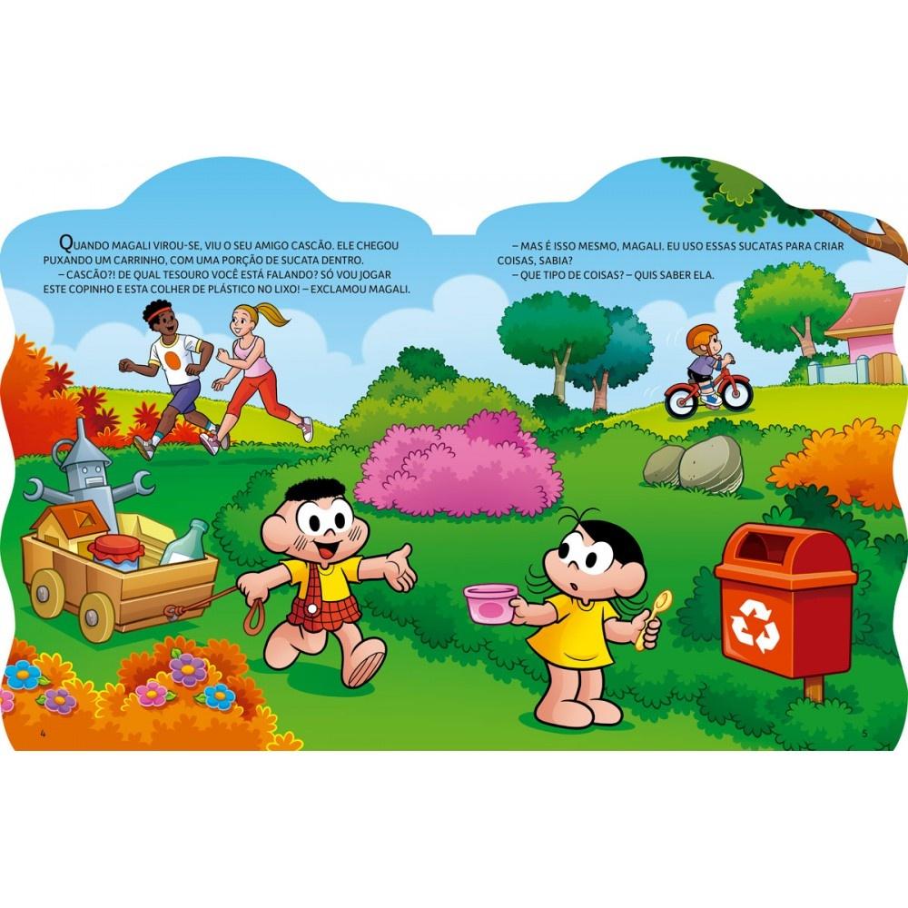 Livro Turma Da Mônica - Reciclagem Uma Brincadeira Sustentável