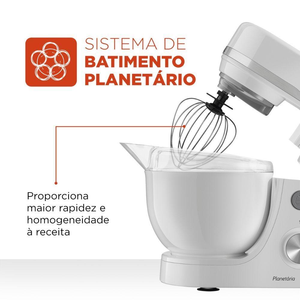 Batedeira Planetária 500W Mondial Bp-03-w 12 Velocidades