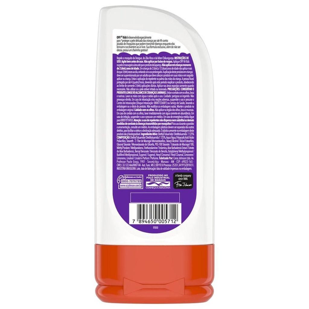 Repelente De Insetos Off Loção Kids 200ml