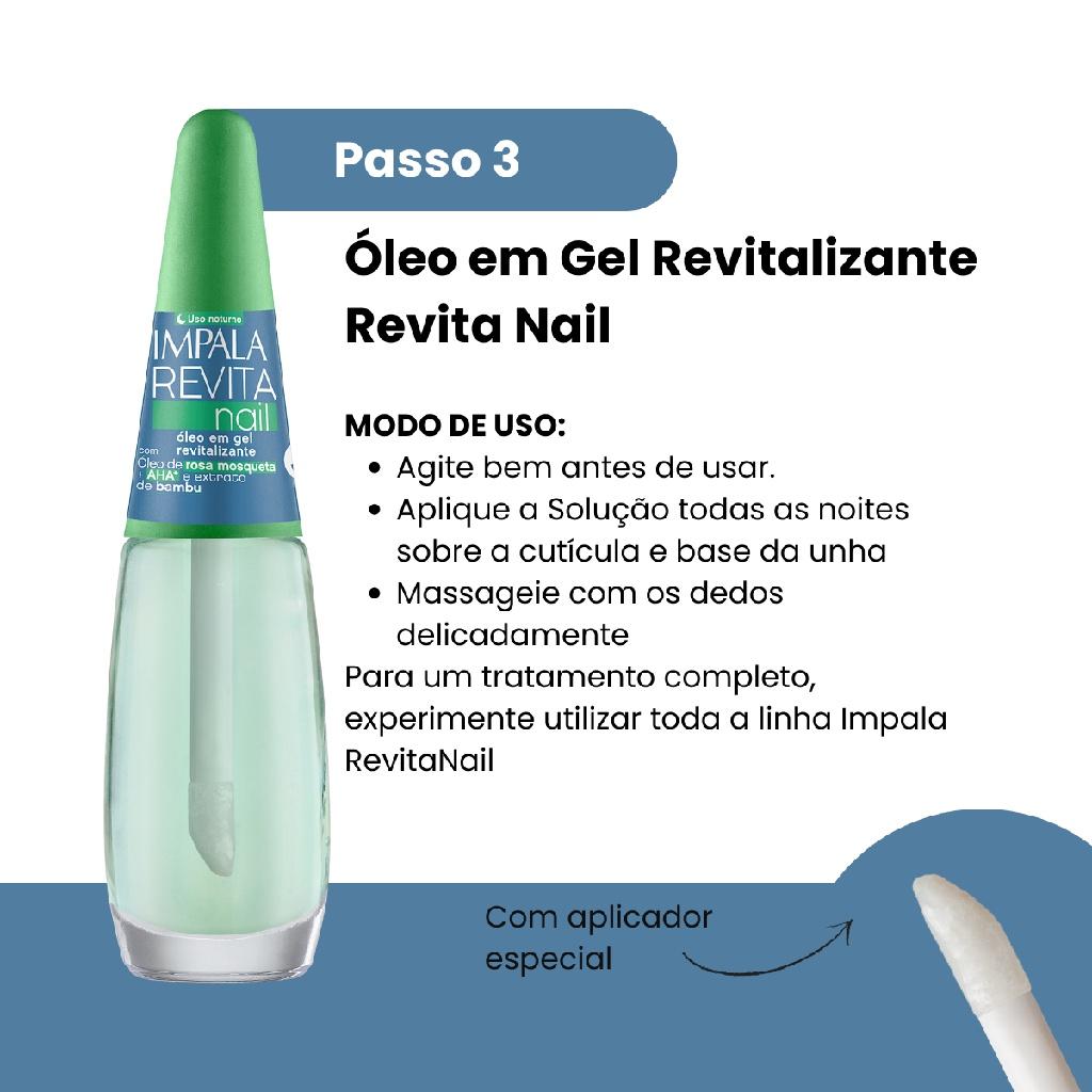 Esmalte Oleo Gel Revitalizante Noturno Revita Nail Impala