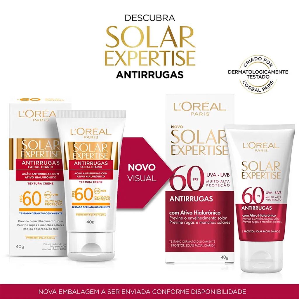 Protetor Solar Expertise Fps60 Antirrugas Loréal Paris 40g