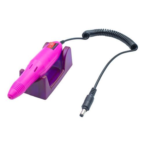 Lixadeira Motor Elétrica De Unha Gel Profissional Mercedes Cor Rosa 110V