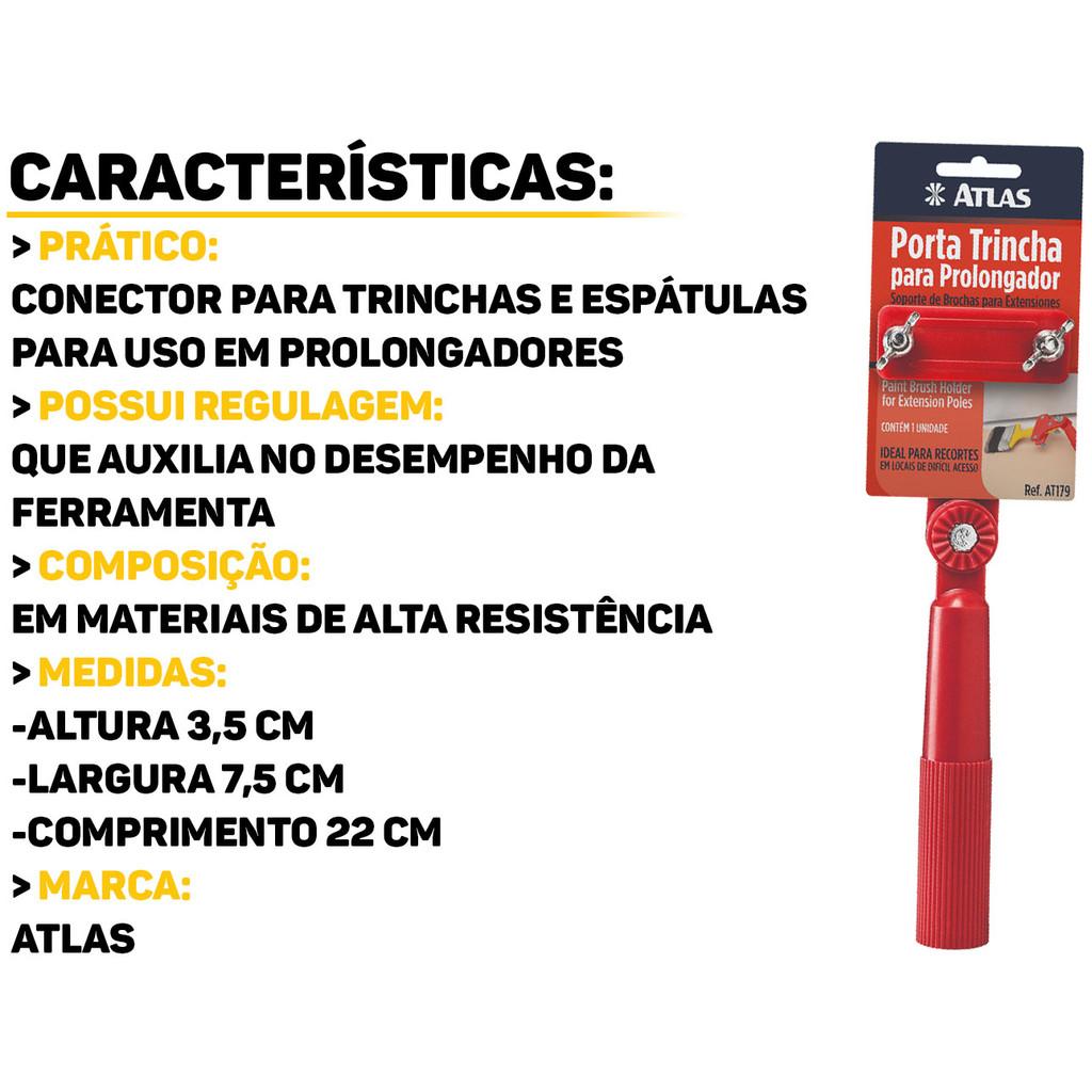 Suporte Articulado Para Prolongador Plástico Extensor Porta Pincel Trincha Atlas