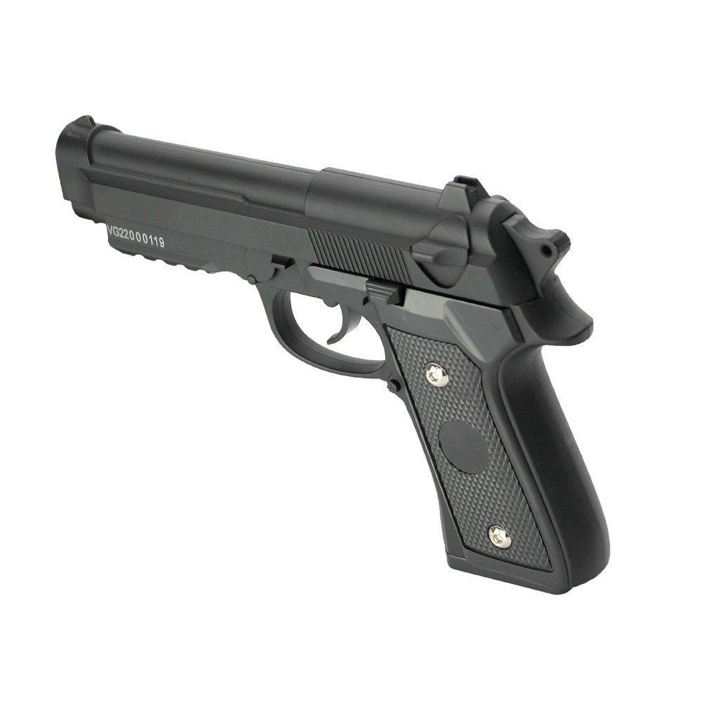 Pistola De Airsoft PT92 V22 Full Metal Spring 6mm - Vigor