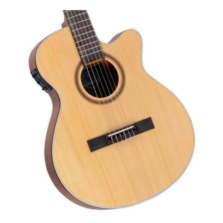 Violao Classico Eletroacustico Strinberg Black Sl200c Natur