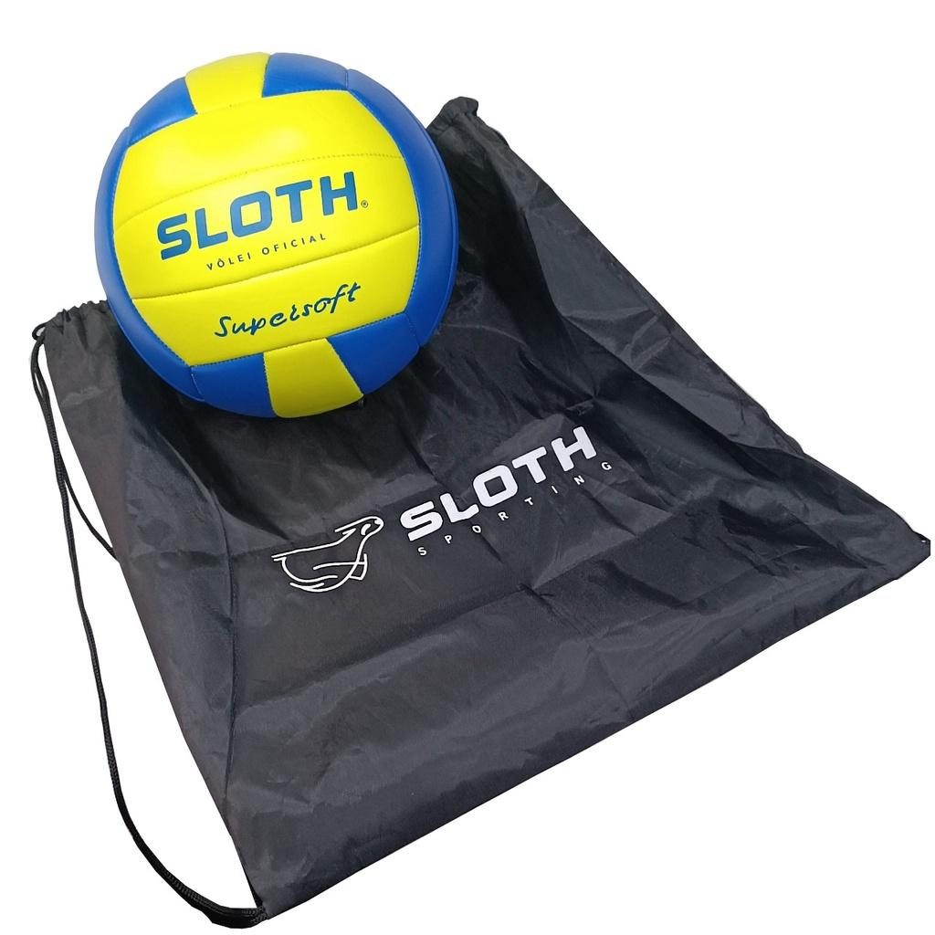 Bola De Volei Oficial Sloth Macia Pu Costurada Quadra Praia Supersoft
