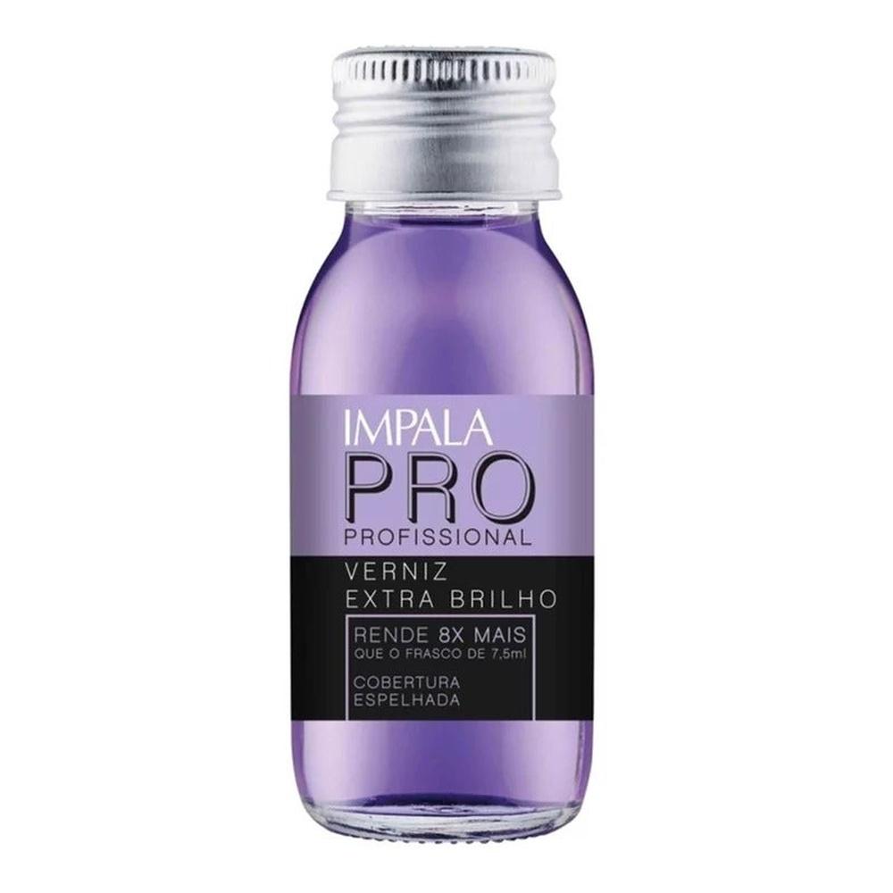 Esmalte Impala Tratamento Verniz Extra Brilho 60ml