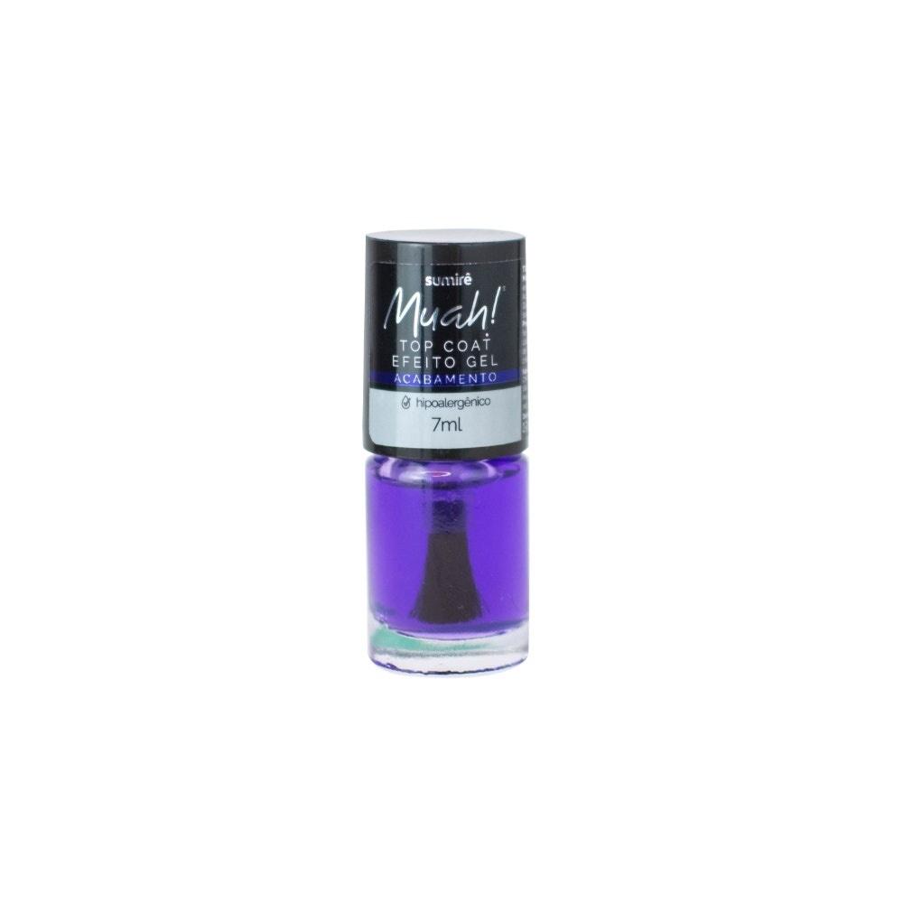 Esmalte Muah Top Coat Efeito Gel