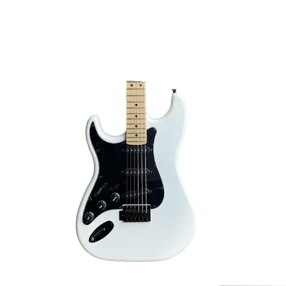 Guitarra Strato Seven Canhoto Sgt-207 Lh Branca Com Bag