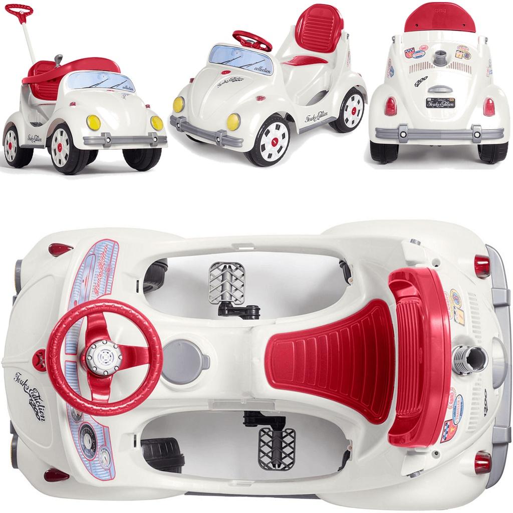 Carrinho De Passeio E Pedal Calesita Fouks Branco