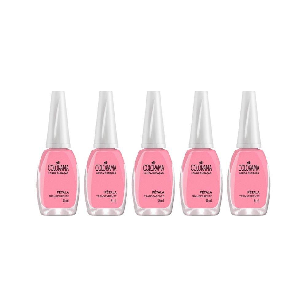 Kit Esmalte Colorama Natural Petala (5 Unidades)