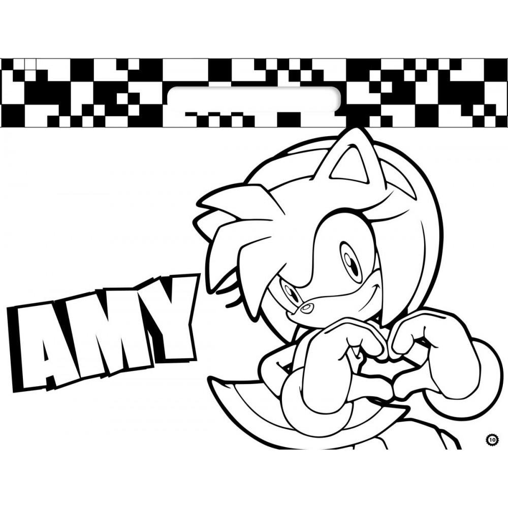 Livro Blocão De Colorir Sonic - Colorindo A Turma
