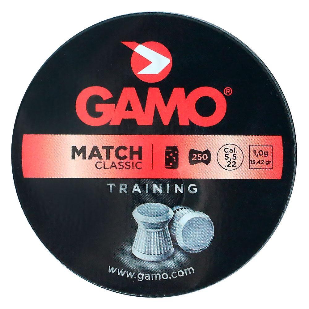 2un Chumbinho 5.5mm Gamo Match Classic Training - 250un