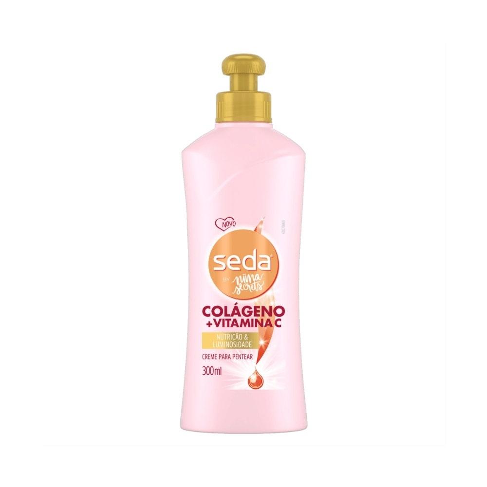 Creme De Pentear Seda Colágeno E Vitamina C 300ml