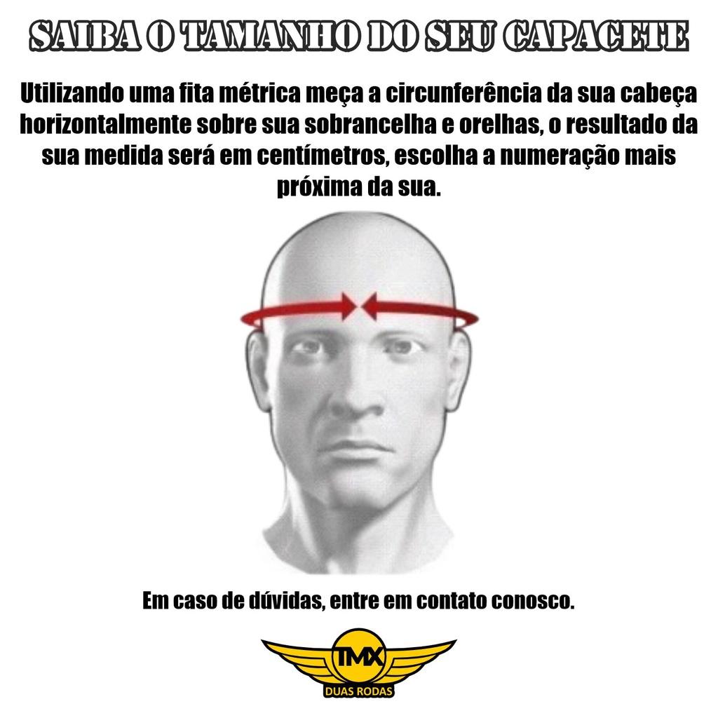 Capacete Coquinho PRO Tork Tamanho Unico Capacete Aberto Moto