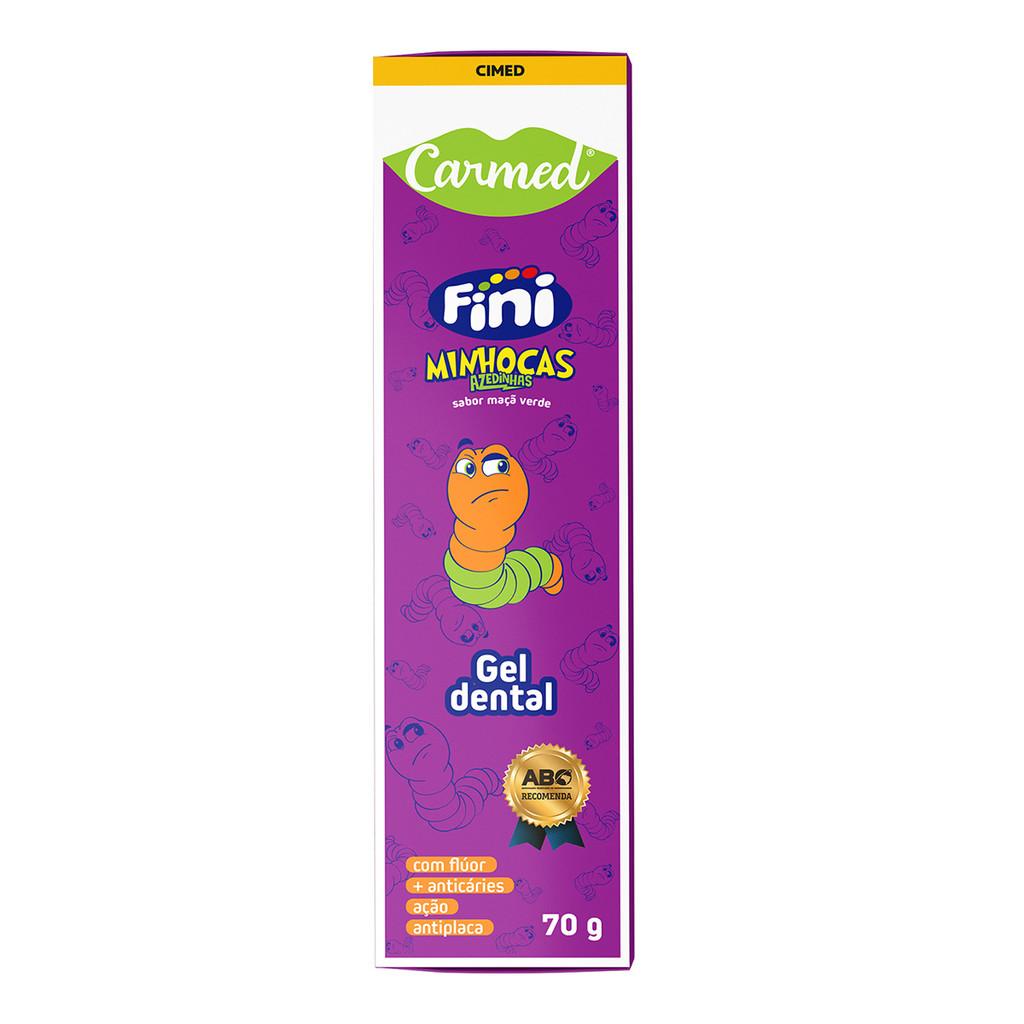 Gel Dental Carmed Fini Minhocas 70g