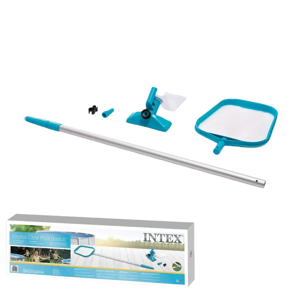 Piscina Retangular 7.127l Intex C/Bomba Filtrante E Kit Limpeza Peneira Aspirador