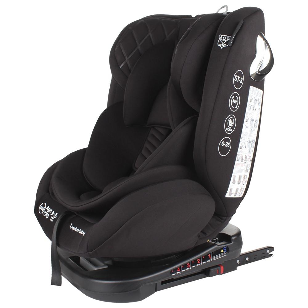 Cadeira De Carro Infantil Safe Tour 360 Preto Premium Baby (para Carros Que Contém Isofix)