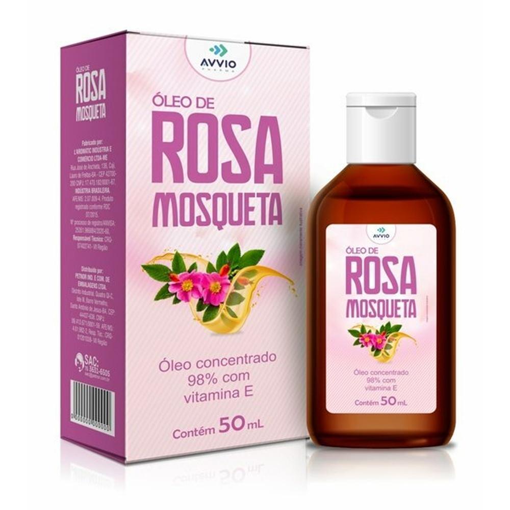 Óleo De Rosa Mosqueta Com Vitamina E 50ml- Avvio