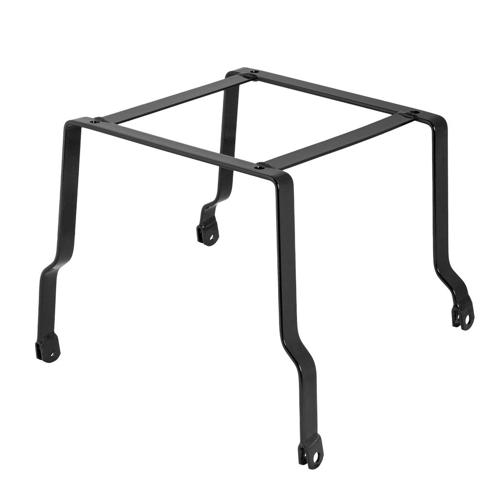 Suporte Baú 80/135l Cromo Forte Removível Xtz 125 Em Aço Peças Acessórios Para Moto