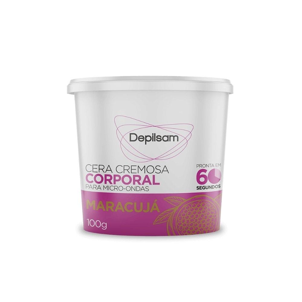 Cera Depilatória De Microondas Depilsam Maracujá 100g