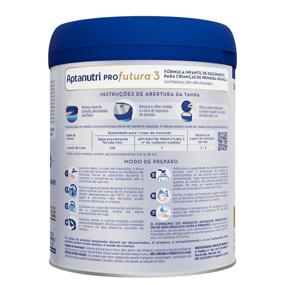 Fórmula Infantil Aptanutri Profutura 3 800g