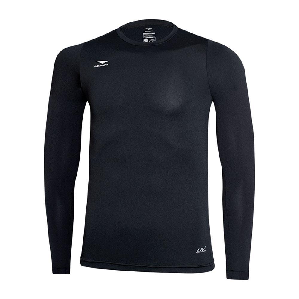 Camiseta Esportiva Penalty Térmica De Compressão Matis X Manga Longa Juvenil