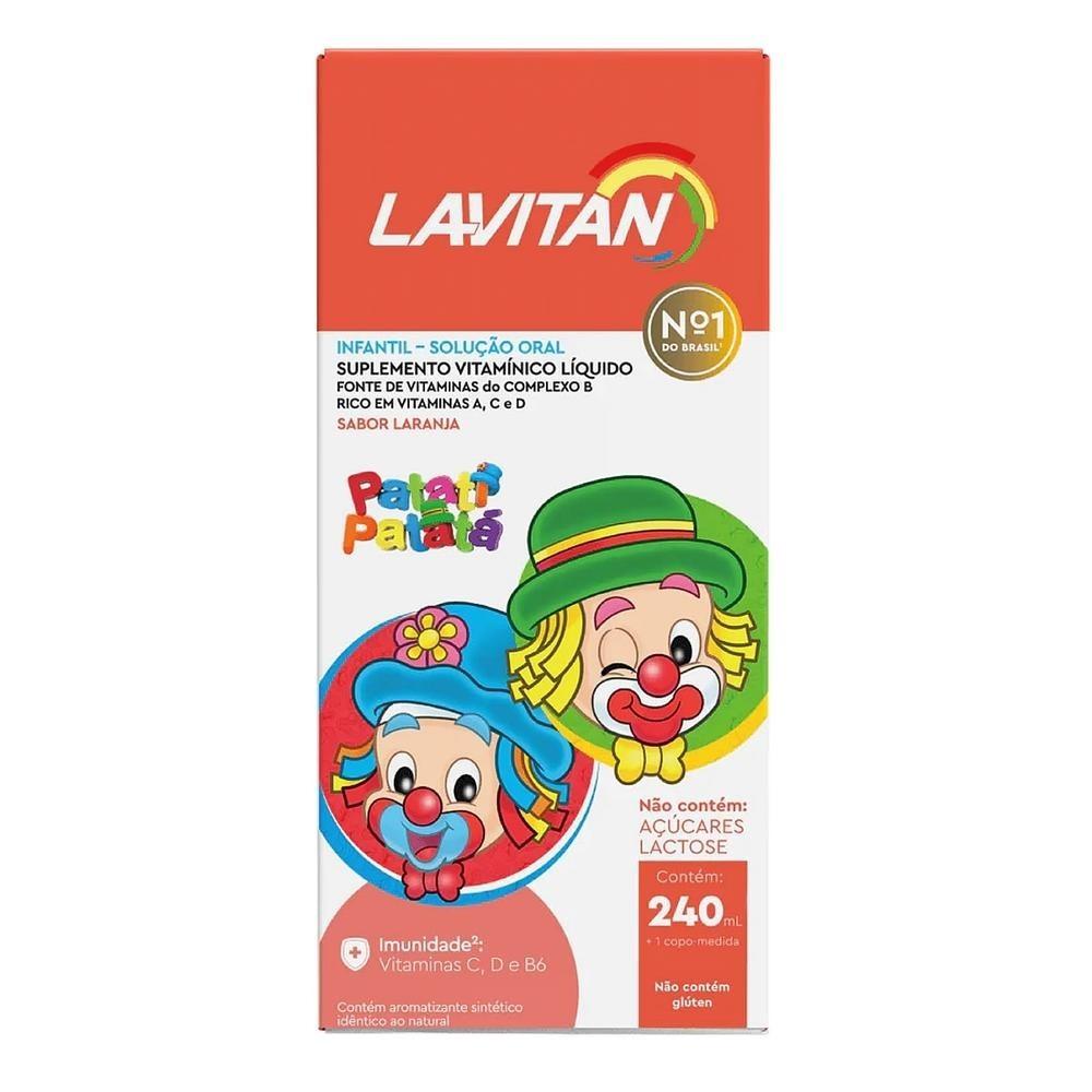Kit 2 Unidades Lavitan Kids Laranja 240ml