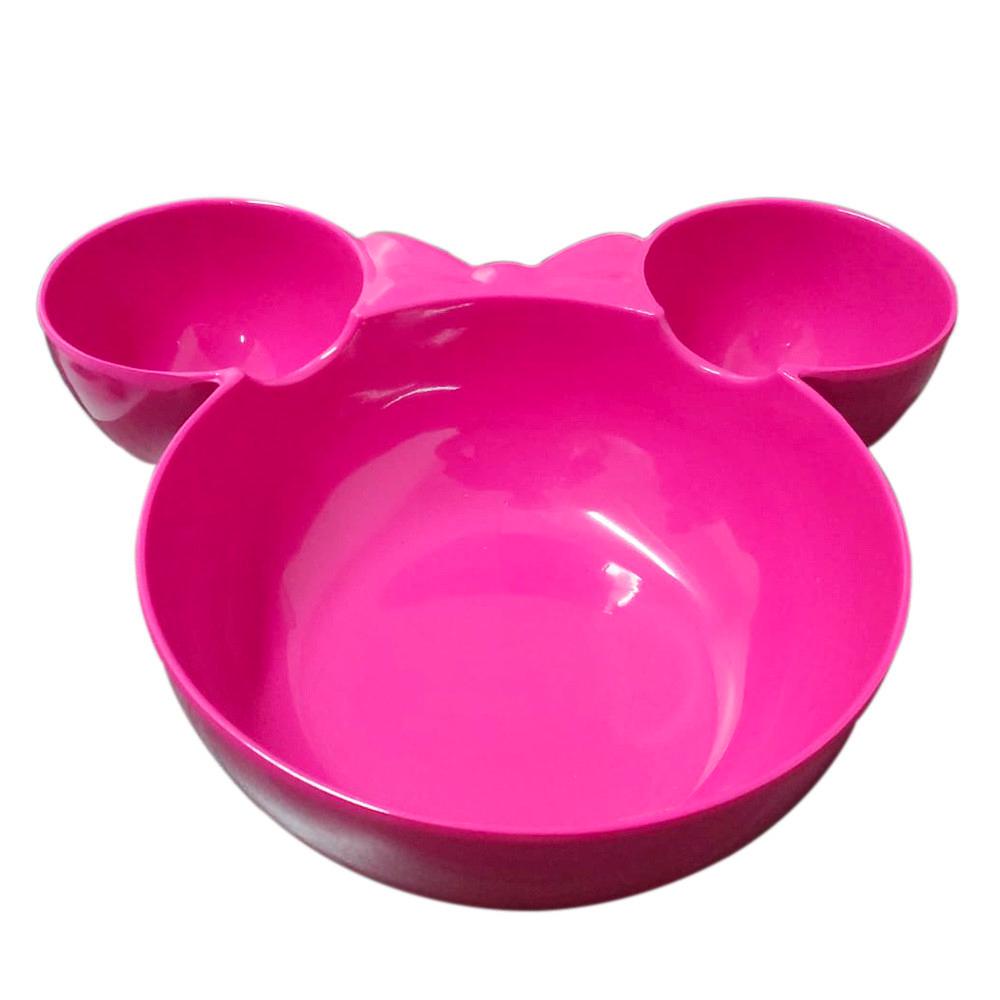 Bowl Orelha Minnie Infantil Disney Melamine Refeição Yangzi