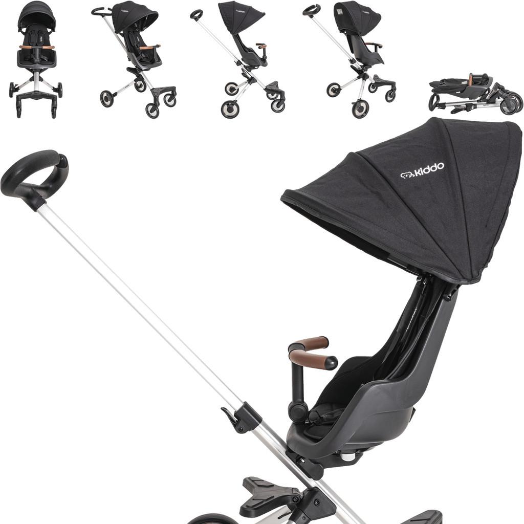 Carrinho De Bebe Para Passeio Compacto Kiddo Spider Preto