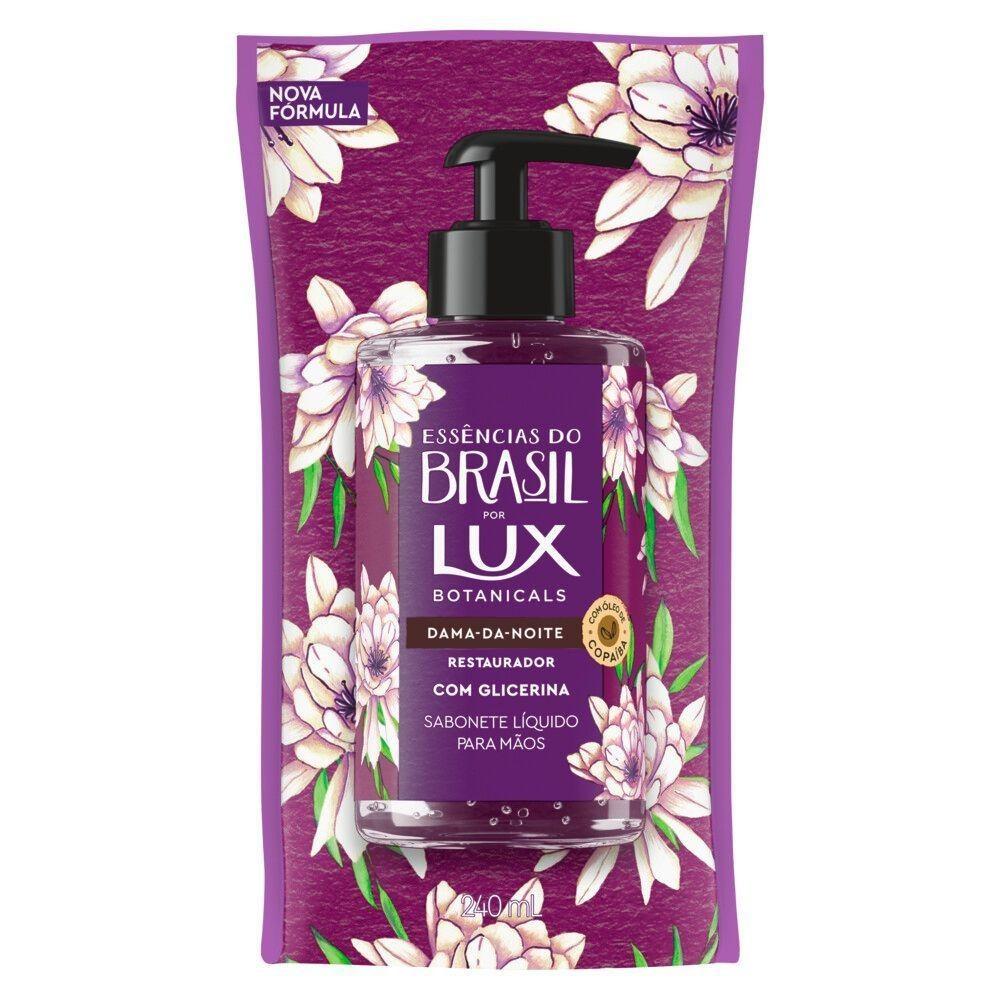 Refil Sabonete Líquido Lux Essências Do Brasil Dama Da Noite 240ml