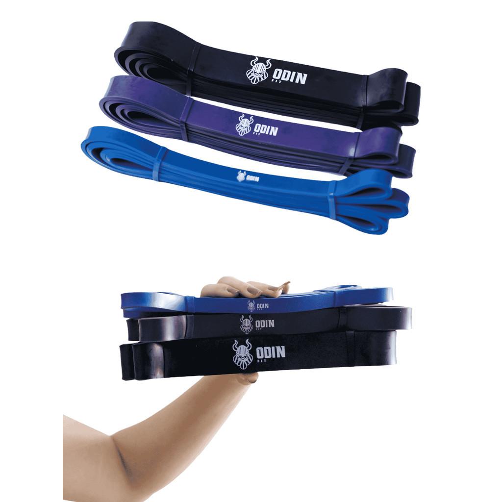 Barra Para Porta + Super Band 3 Intensidades Treino Odin Fit