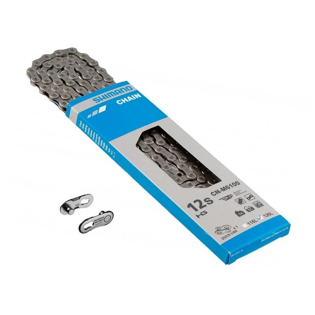 Corrente Shimano Deore Cn M6100 126l C/Quick Link 12v 1x12v