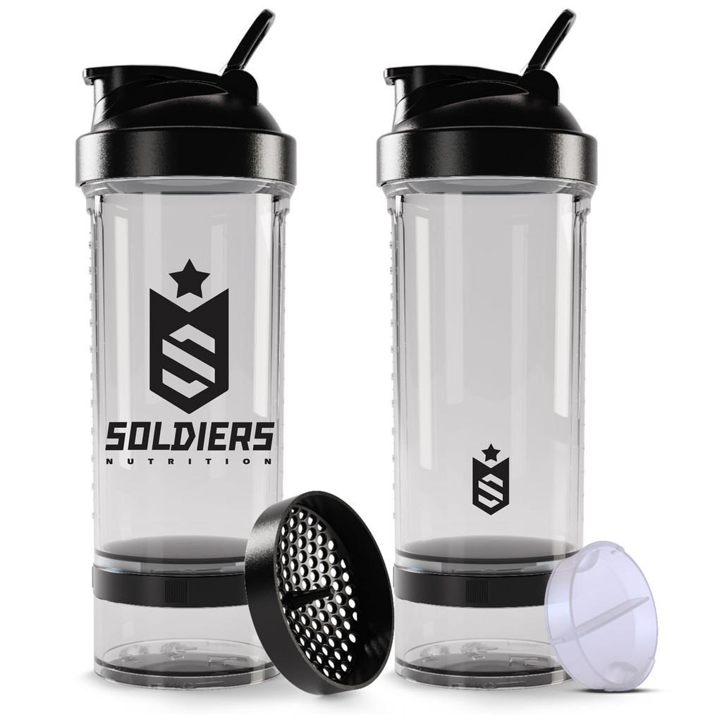 Coqueteleira PRO 700ml Soldiers Nutrition Acessório Academia Hidratação Esportiva