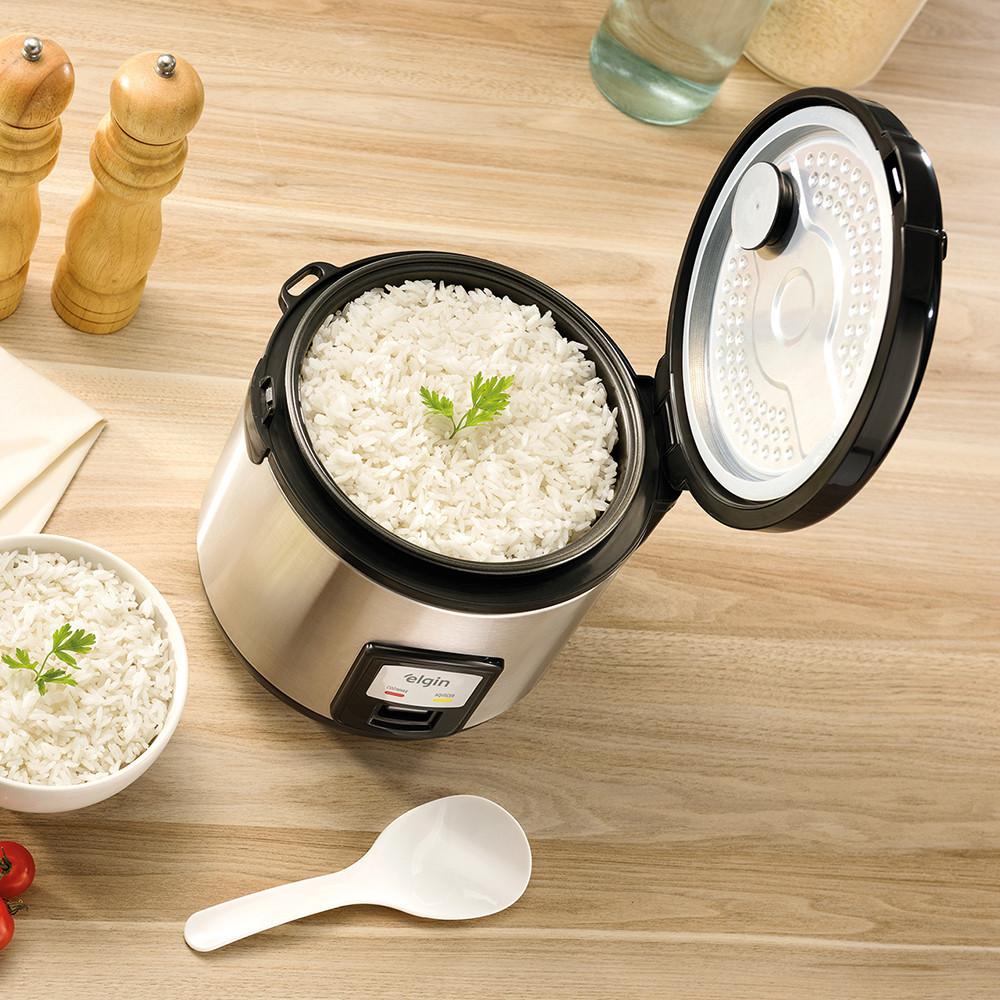 Panela Elétrica De Arroz 5 Xícaras Par-20 400W Preto Inox Elgin - 220V