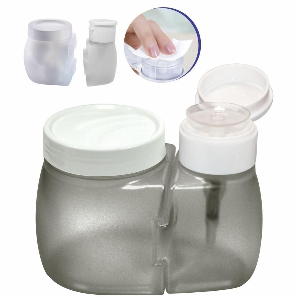 Kit Manicure E Pedicure Porta Acetona Dosador Porta Algodão
