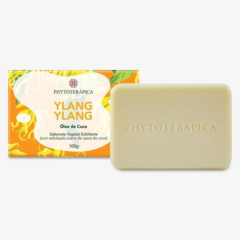 Sabonete Esfoliante Ylang Coco - 100 Natural Da Casca Do Coco - 100g