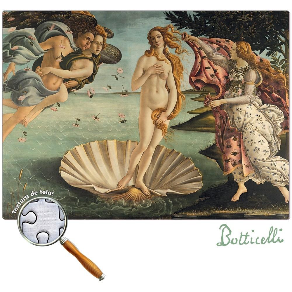 Quebra Cabeça O Nascimento De Vênus Sandro Botticelli 1000 Peças Toyster Coleção Obras Arte Puzzle