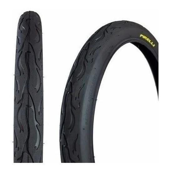 Par Pneu Pirelli Aro 20x2.125 Tornado Beta Balão Desenho Flame Fogo Bmx Cross