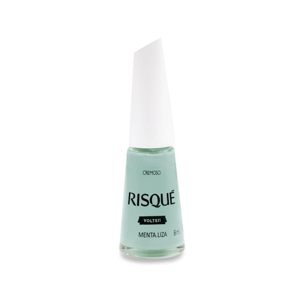 Esmalte Risqué Cremoso Menta.liza 8ml