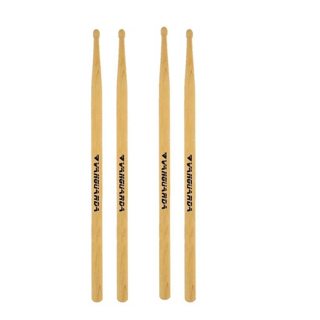 Kit 2 Pares De Baqueta Marfim 5a Bateria Profissional