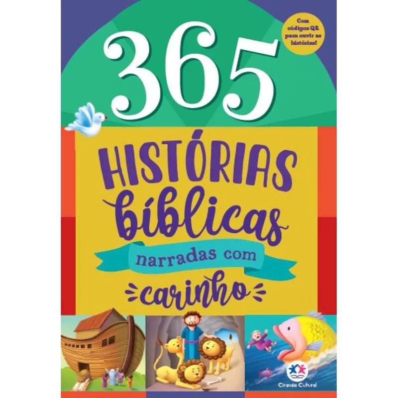 Kit 2 Livros 365 Histórias Bíblicas Narradas Com Carinho + Bíblia Infantil