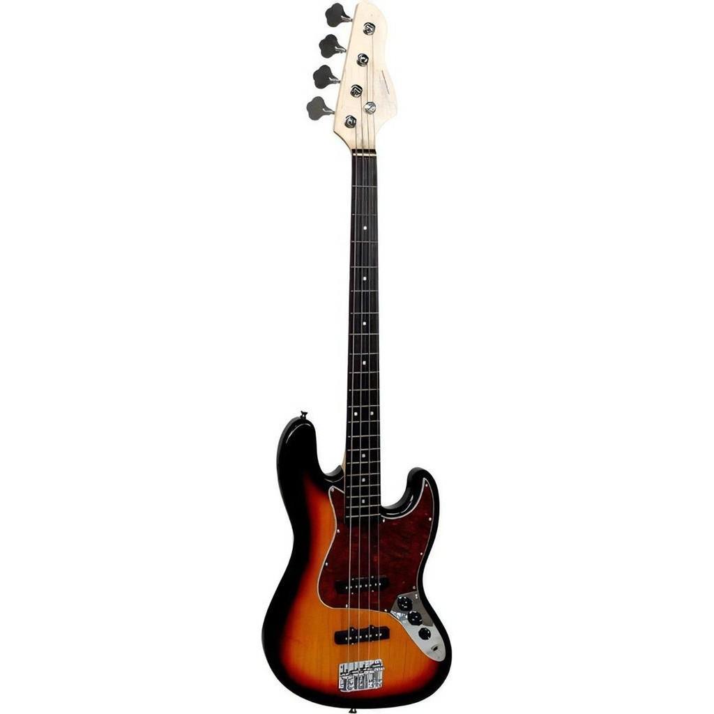 Contrabaixo 4 Cordas Giannini Gb100 3ts/tt Sunburst Turtle