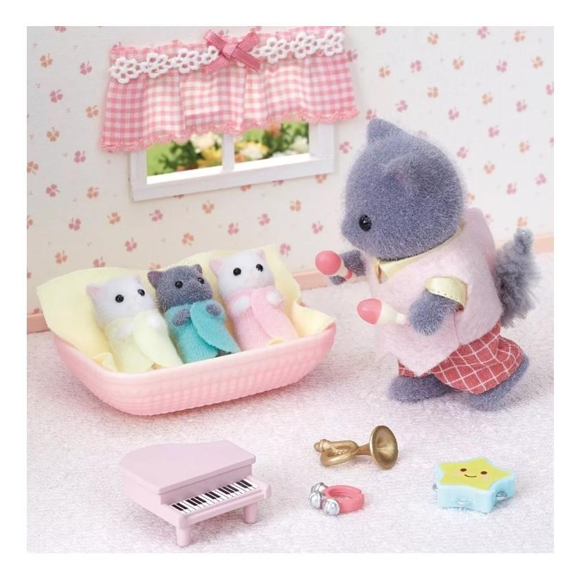 Sylvanian Families Trigêmeos Gatos Persas - Epoch