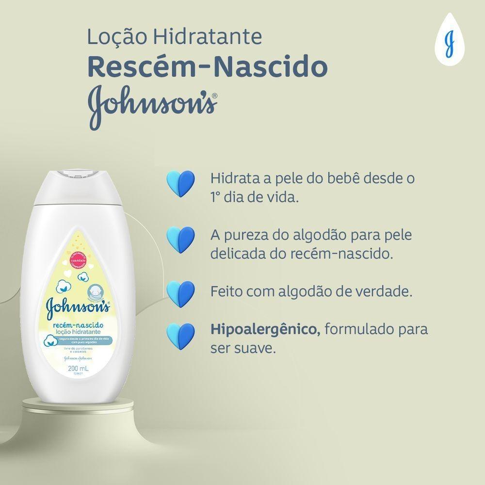 Hidratante Corporal Johnson S Recém-nascido 200ml