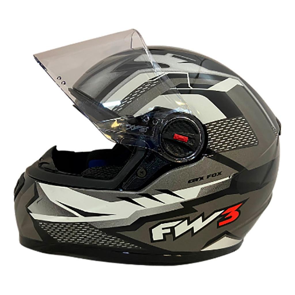 Capacete FW3 Gtx Fox Grafite 56