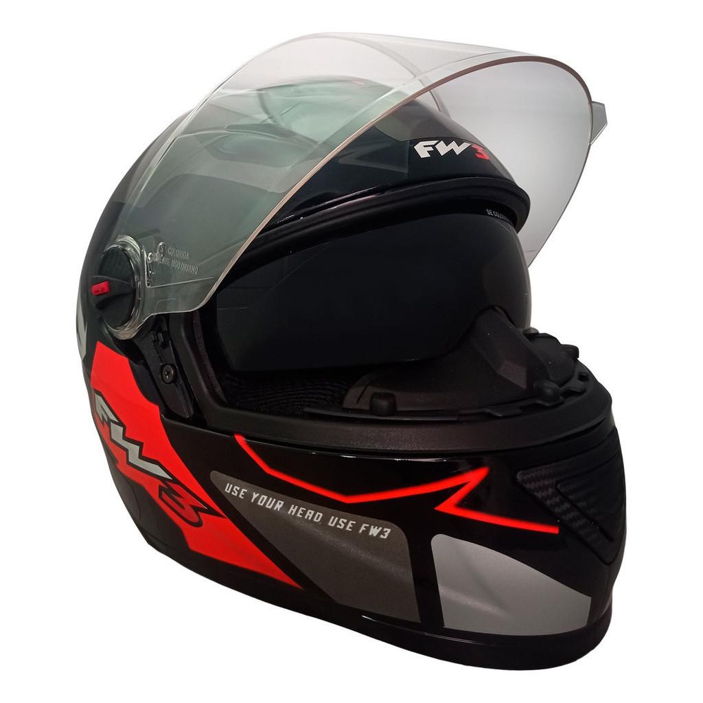 Capacete FW3 Gtx 43 Grafite 56