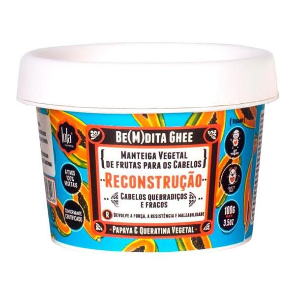 Máscara Capilar Lola Cosmetics Bemdita Ghee Reconstrução Mamão 100g