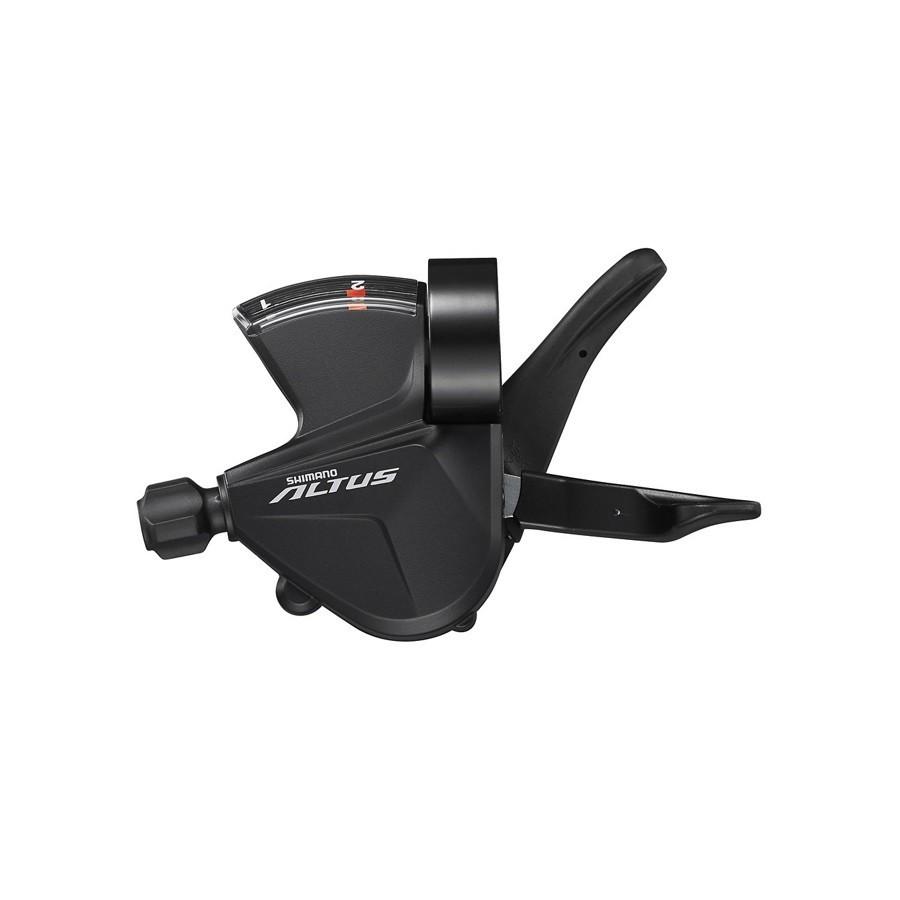 Alavanca Trocador 2v Esquerdo Shimano Altus M2010 Dianteiro P/Pedivela Duplo 2x9v Mtb