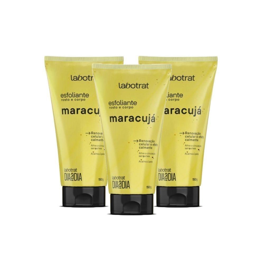 Kit Esfoliante Facial E Corporal Labotrat Maracuja 150gr (03 Unidades)
